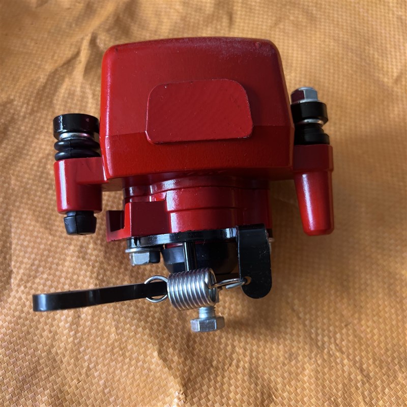 电动三轮车改装后刹卡o钳碟刹机械刹线刹刹车泵碟刹泵卡钳下泵分