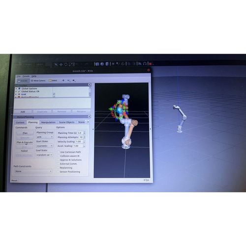 ROS机械臂小车建模URDF编写MOVEIT联合Gazebo仿真机器人路径规划