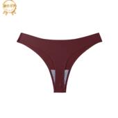 性感低腰纯棉底裆运动三 无痕冰丝内裤 外贸欧美女士内裤 一片式