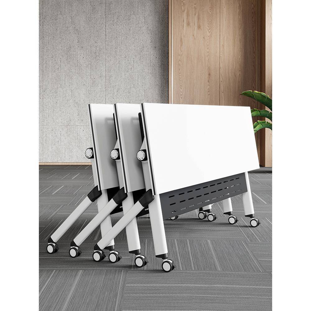 折叠会议桌可移动培训桌椅组合会议室活动长条桌拼接会议桌办公桌