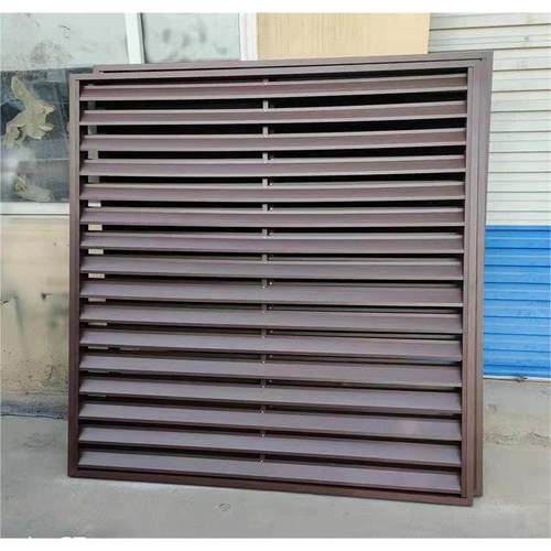 铝合金百叶窗外墙装饰 防雨格栅围栏通风口保护罩