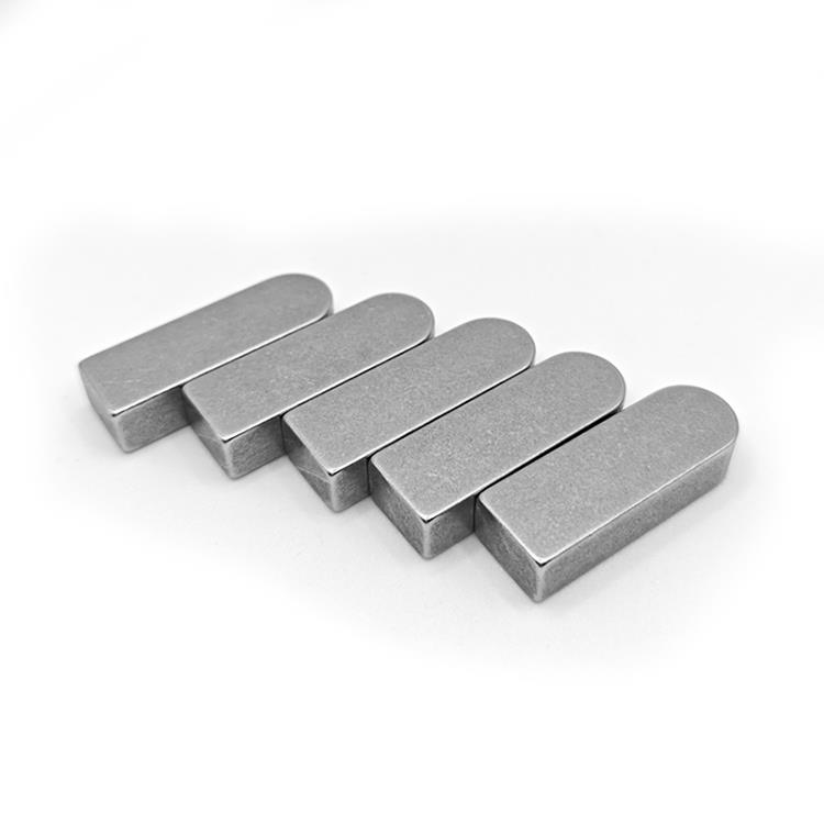 45#钢C型平键单头圆角销电机齿轮轴键销子键条料GB1096高精密公差