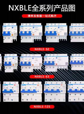 泰珺乐光漏电保护开关家用P空气相开关2P空开带三正电漏保332A断
