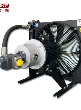 DXX6贺力克风冷减速机散热器齿轮箱散热一体式风冷自吸油风冷换热