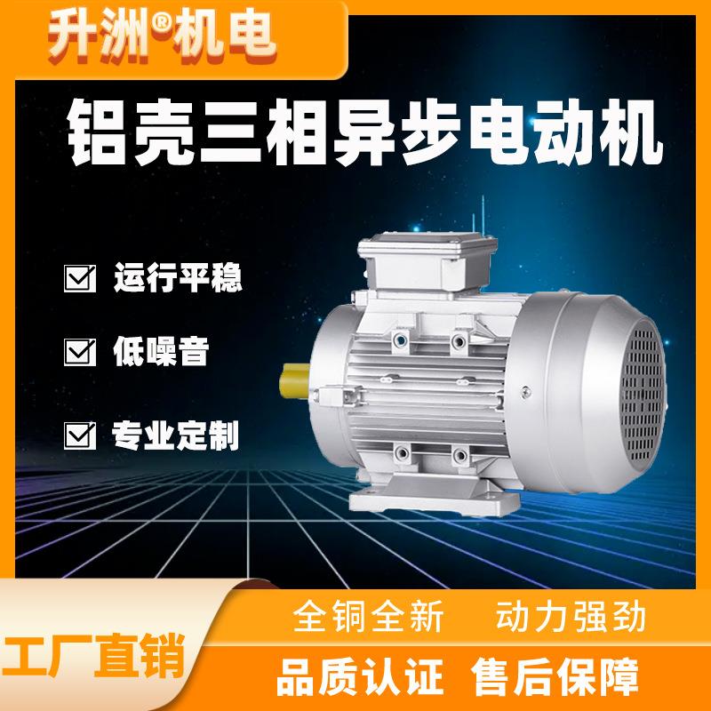 电机三相异步YE3-80M1/M2-22极马达380V0.75/电动机水泵铝壳