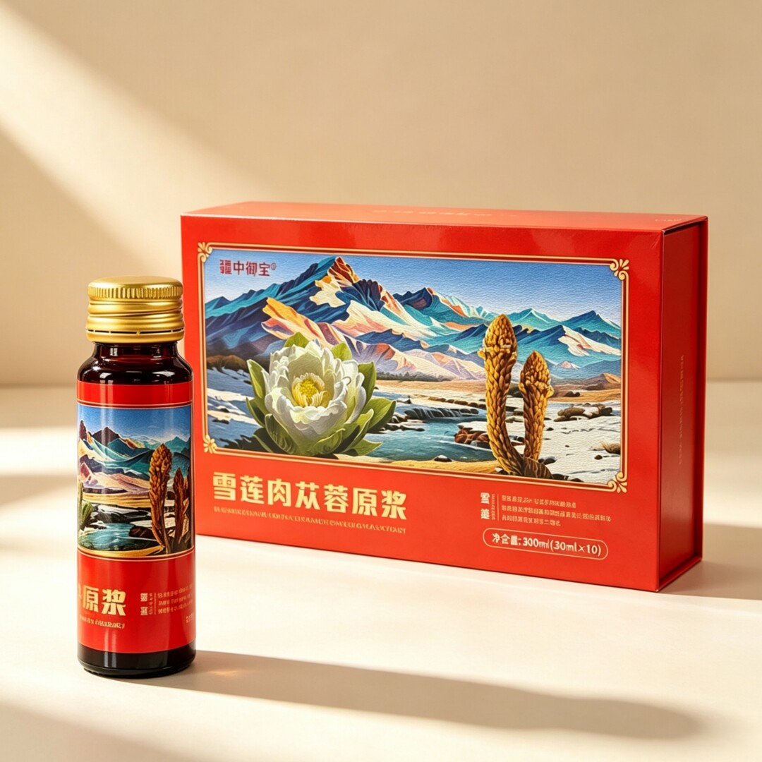 雪莲肉苁蓉原浆滋补饮品礼盒装
