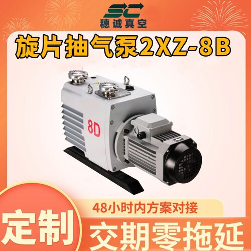 卧式直联旋片抽气泵2XZ-8B 可替代进口某牌 真空度经得起考验