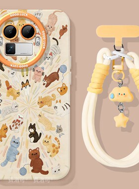 烟花猫咪适用真我gt8pro手机壳美拉德gt7新款realme硅胶gt5全包gt2pro创意gt大师探索版v70s秋冬neo7软gtneo6
