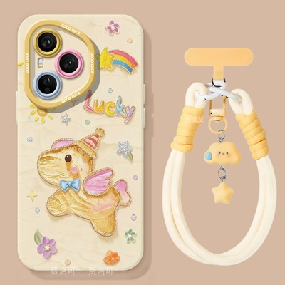 油画小马适用华为荣耀400手机壳300pro新款100新机200硅胶50高端80镜头20s青春版90全包70保护壳30外壳女60