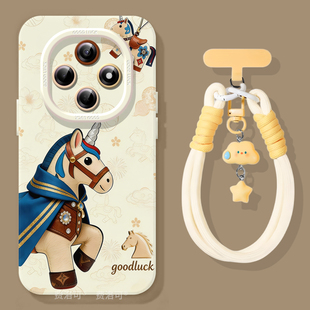 皮革小马适用oppoa6pro手机壳2025新款 A6B保护套A5软硅胶a97保护a95全包opop镜头a93小众高级感a92s女a91外壳