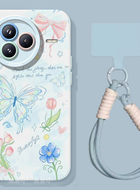 蝴蝶小花适用小米civi5pro手机壳civi4新款mix4黑鲨5pro液态硅胶cv套civi3外壳cicv2系列civi全包镜头cici