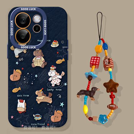 牛仔小马适用oppoReno15手机壳reno14pro新款13趣味reno12马年11保护7se新年rone9外壳oppo套8软0PP010