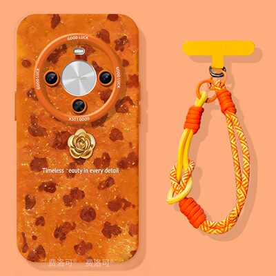 豹纹花朵适用华为畅享70x硅胶手机壳畅享70软壳60新款70pro小众高级感Hi畅享80pro全包80防摔70s保护套