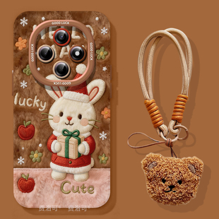 圣诞小兔适用oppoa6pro手机壳2026新款A6B保护套A5软硅胶a97超火a95全包opop新年a93小众高级a92s女款a91防摔