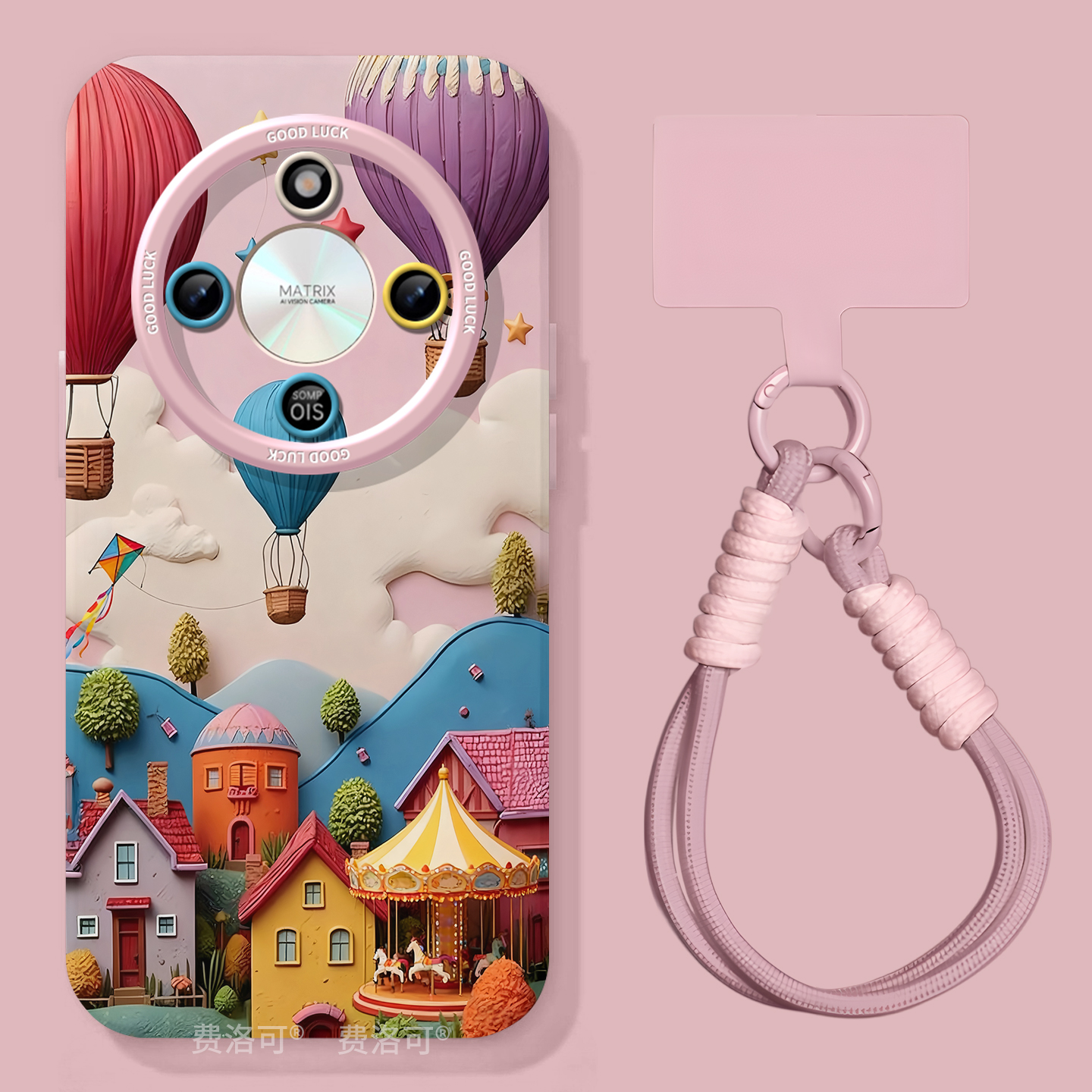 油画小镇适用荣耀X70手机壳X60竞速版X50pro套x5o叉x30液态硅胶保护honor华为全包x20se高级x40镜头i