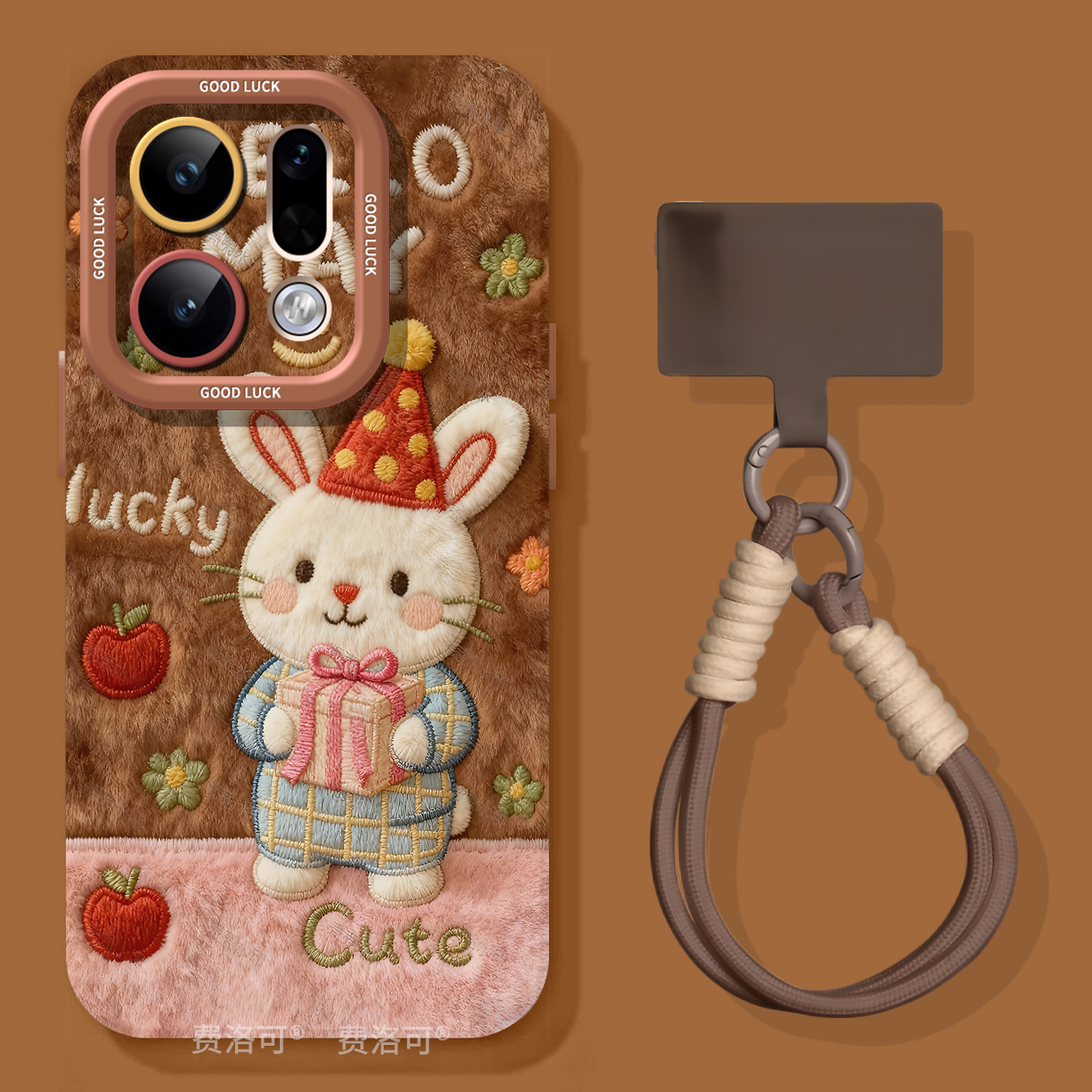 美拉德兔适用oppofindx9手机壳女findx9pro套硅胶findx8ultra全包8s防摔x8por新款外壳x7挂绳0pp0软8pro高级