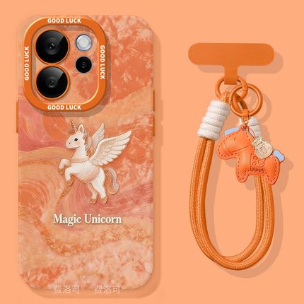 丝绸小马适用oppoReno15手机壳reno14pro新款13趣味reno12马年11保护7se新年rone9外壳oppo套8软0PP010