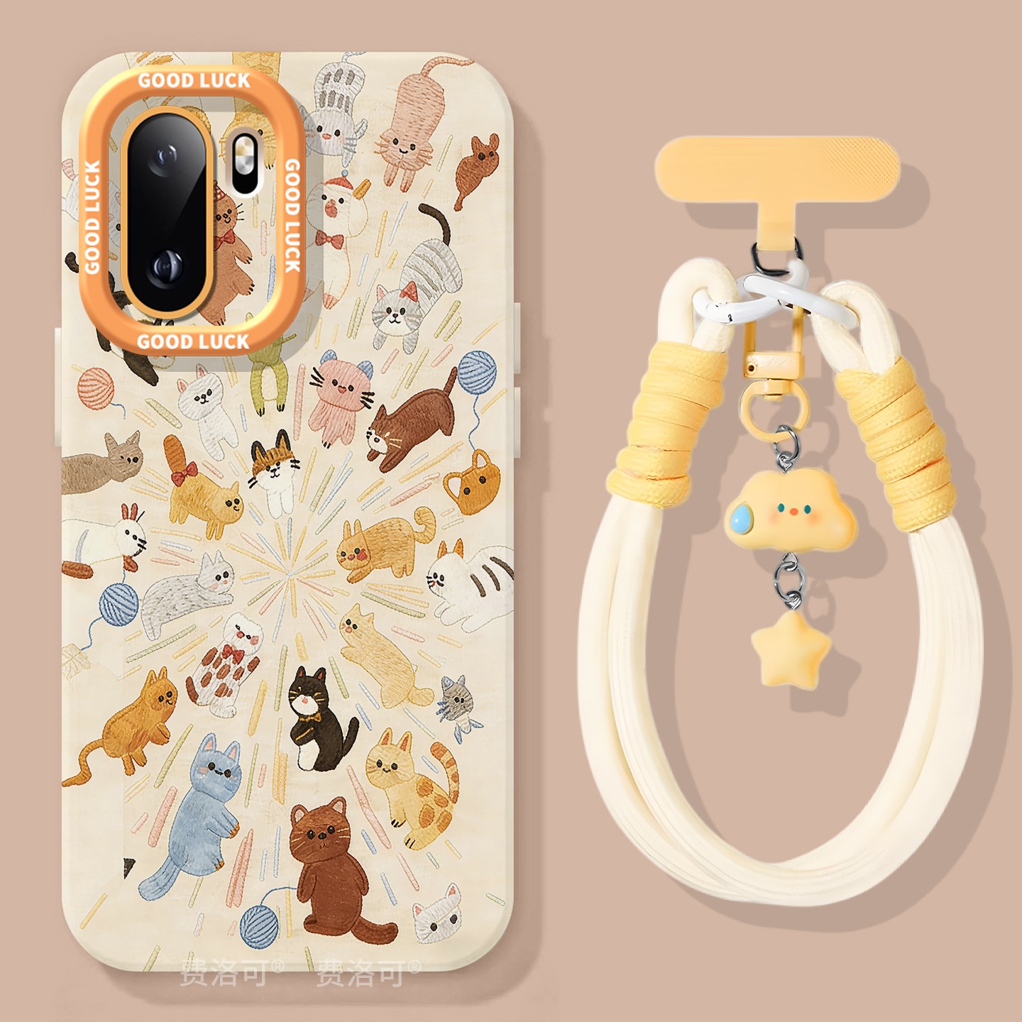 烟花猫咪适用1加ace6手机壳2025秋冬新款ace5pro镜头ace5ultra全包防摔硅胶ace3创意高级感ace女15外壳保护套