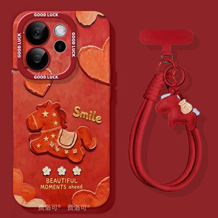 爱心小马适用oppoReno15手机壳reno14pro新款13趣味reno12马年11保护7se新年rone9外壳oppo套8软0PP010