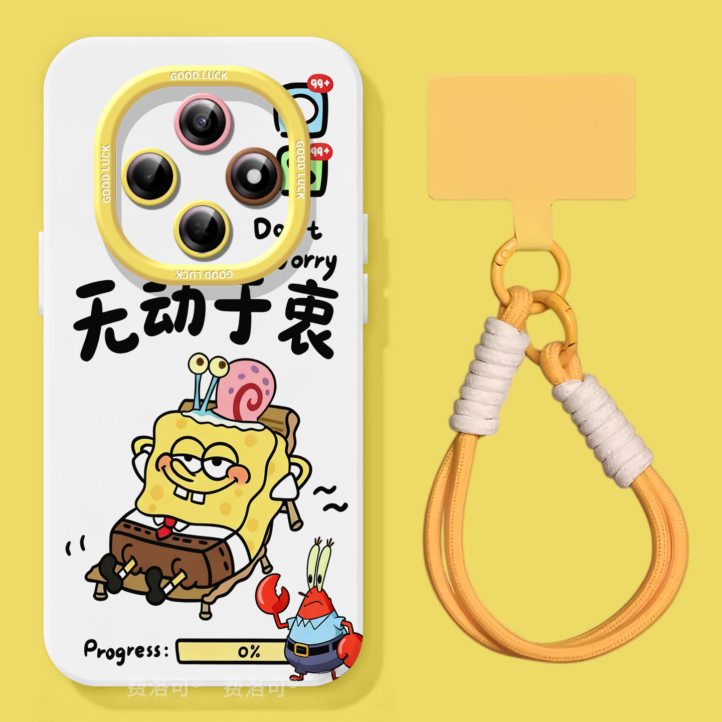 海绵宝宝适用oppoa6pro手机壳2025新款A6B保护套A5软硅胶a97保护a95全包opop镜头a93卡通高级感a92s女a91外壳