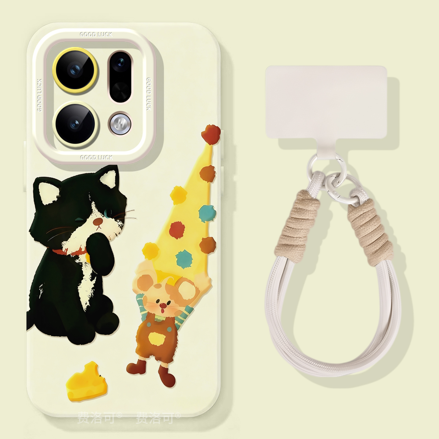 奶酪猫适用oppofindx9手机壳女findx9pro套硅胶findx8ultra全包8s防摔x8por新款外壳x7挂绳0pp0软8pro高级