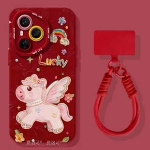 油画小马适用华为荣耀400手机壳300pro新款100新机200硅胶50高端80镜头20s青春版90全包70保护壳30外壳女60