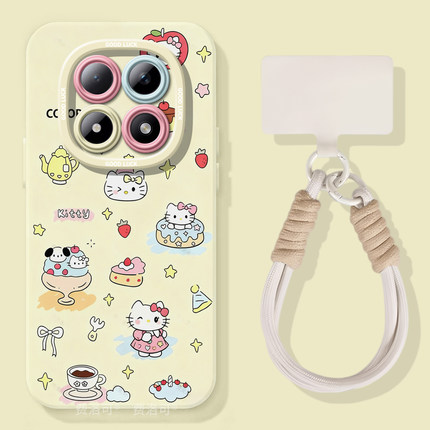 多个kt猫适用红米turbo4pro手机壳note13新款note15pro全包12防摔turbo3软10外壳8的7redminote9小米高级好看