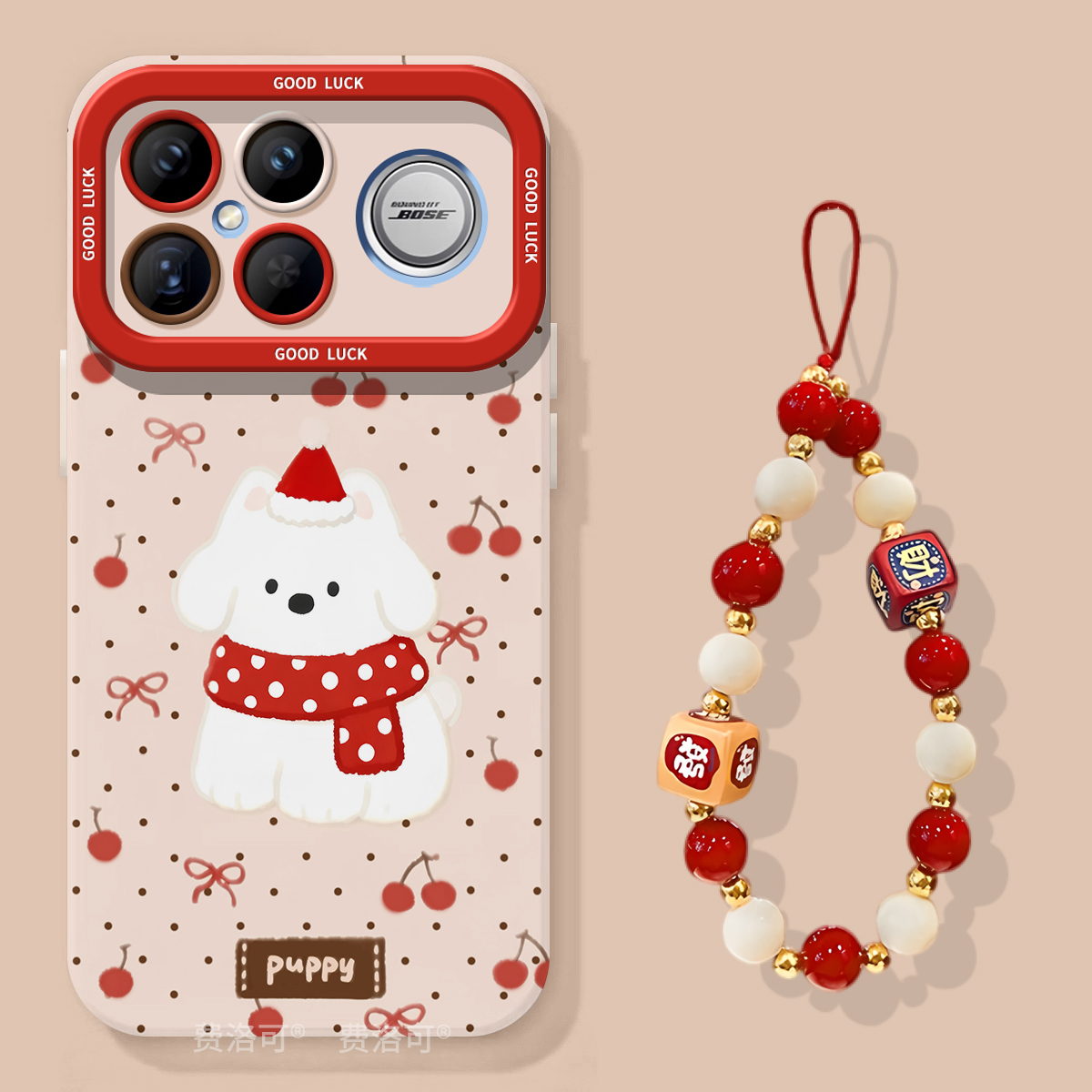 卡通西高地狗适用红米k90promax手机壳女K90超好看小米k80全包小众k70至尊版redmi防摔30por高级50高颜值软80