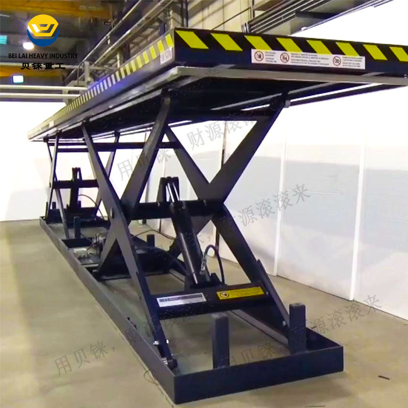 定制1吨单层双剪叉升降平台电动升降台厂家镀锌生产剪叉升降机