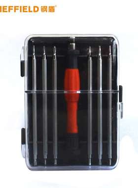 钢盾  S037005 12合1多用螺丝刀套装 一字十字花型螺丝刀起子组套