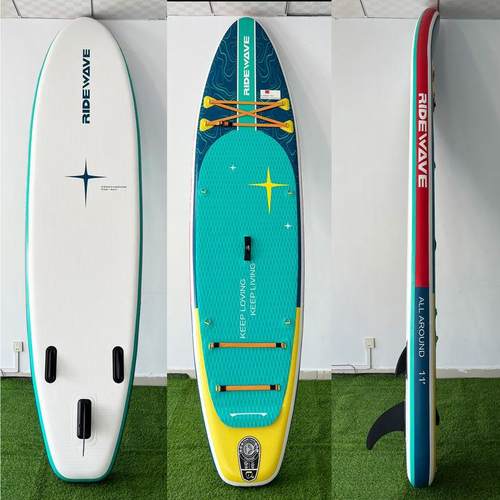 跨境浆板充气冲浪板站立式SUP冲浪桨板便携式充气水上桨板UV新款