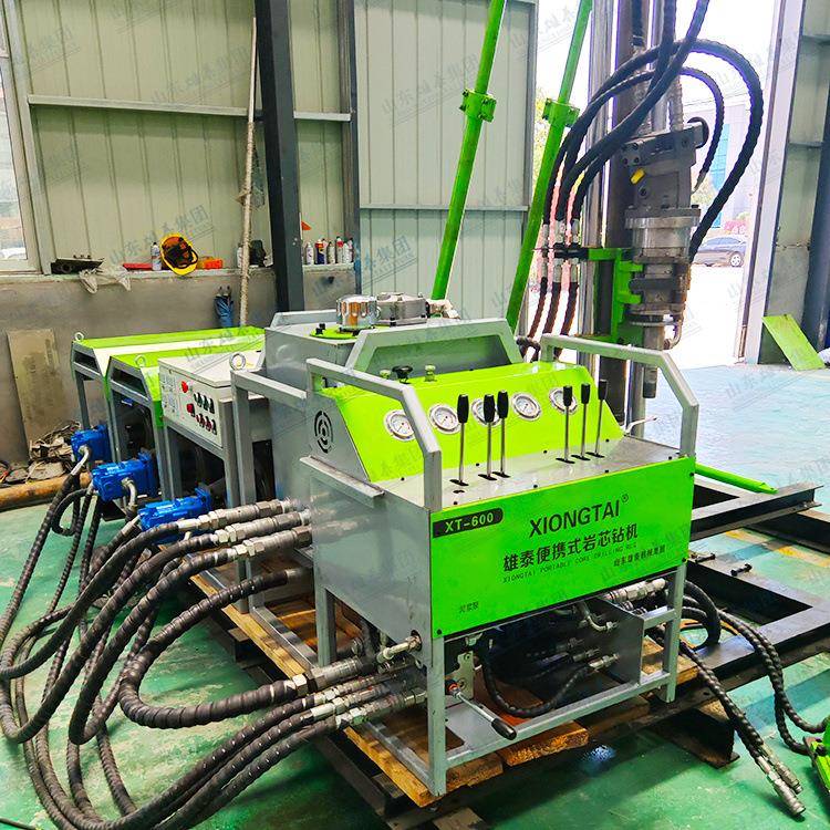 坑道内分体模块全液压探矿钻机 电机款多角度矿山绳索取芯设备