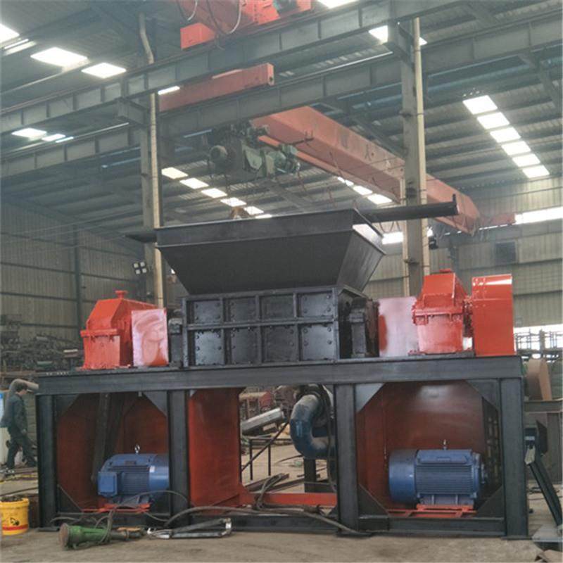 废旧轮胎粉碎设备 双轴撕碎机 旧衣服薄膜工业固废垃圾铁桶破碎机,机械设备,粉碎机,淘宝优惠券,粉丝福利购,淘宝优惠卷