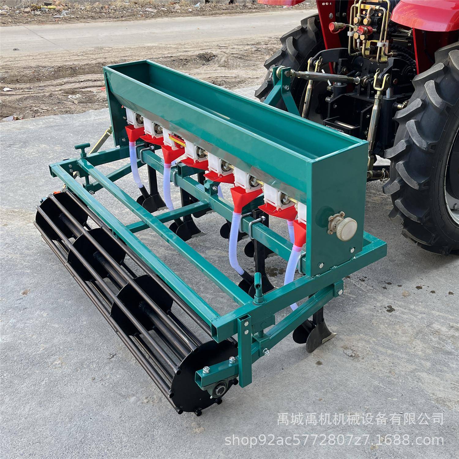 18-30马力小四轮8行小麦播种机小麦旱稻豆类条播机非免耕播种施肥