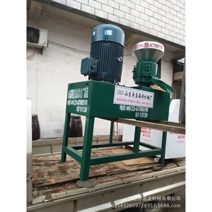 饲料机械成套设备 家用玉米秸秆饲料颗粒机价格 平模颗粒机