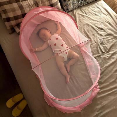 婴儿蒙古包蚊帐可折叠遮光防摔