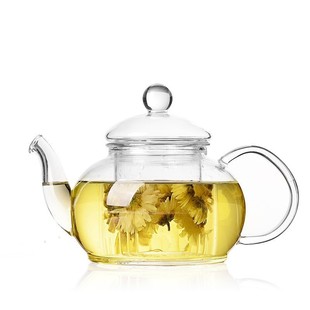 围炉煮茶耐热可加热带过滤网茶P水分离家用功夫茶 花茶壶玻璃套装