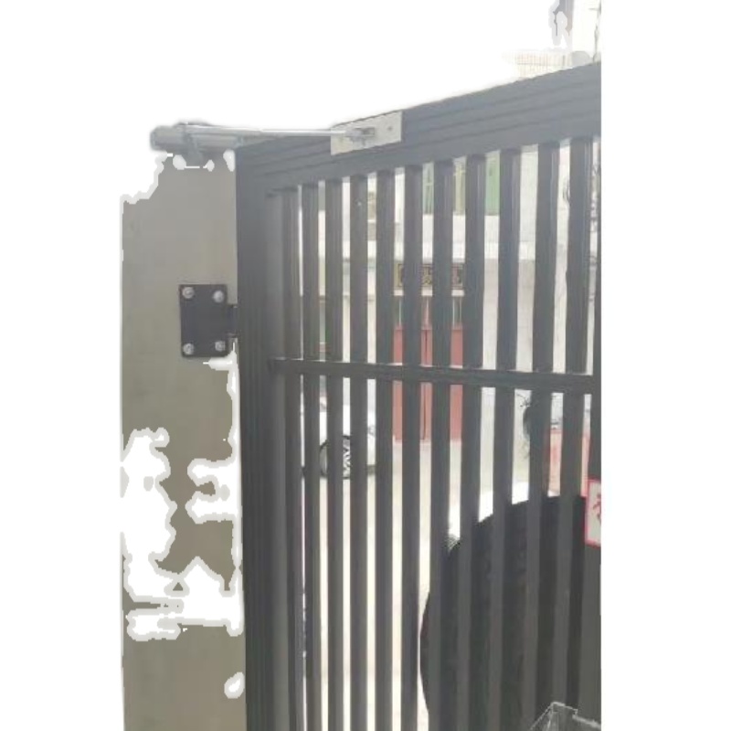 侧装大铁门庭院门闭门器缓冲关门无门框小区栅栏门别X墅门自动关