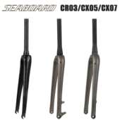 SEABOARO云岸海啸CR03.CX05.CX07碟刹桶轴越野Gravel公路车碳前叉