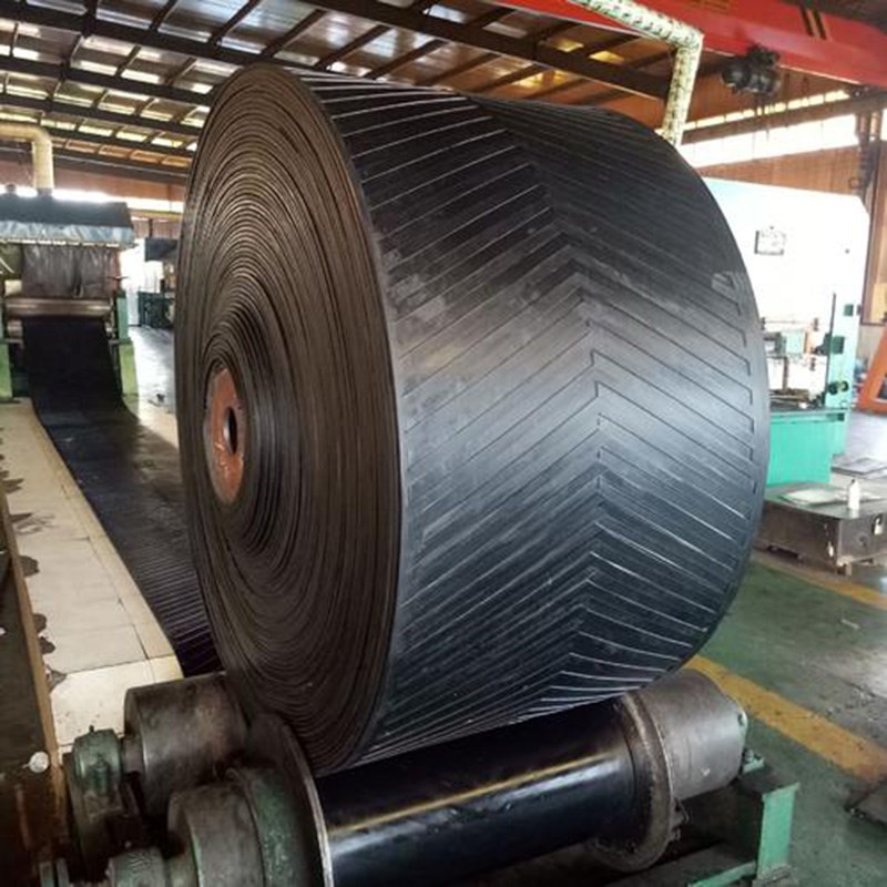 混凝土搅拌d站配料机无缝输送带优质尼龙橡胶耐热磨传动带环形皮