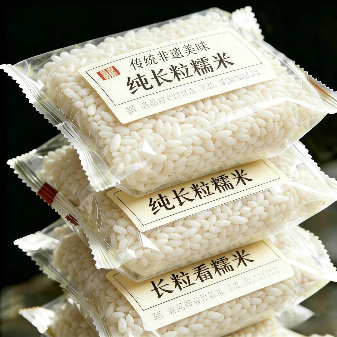 农科院新糯米包粽子米糍粑饭团一斤大米无常长粒糯米官方旗舰店