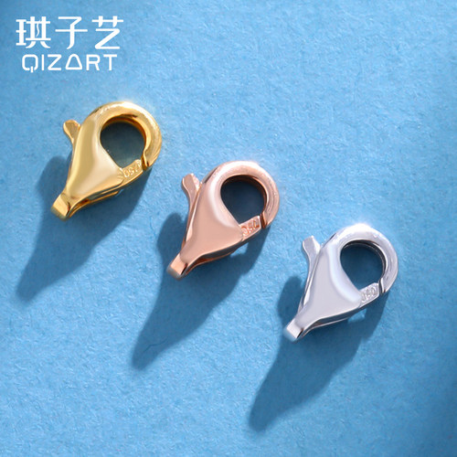 18K金龙虾扣弹簧扣连接扣diy配件