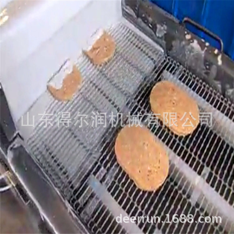 2018热销鸡排上浆裹糠机器 DR04鱼排裹涂设备 肉排裹浆上糠机