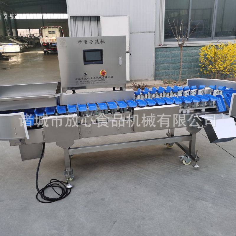 猪蹄自动称重分选机 大虾海鲜类产品分选设备 鸡爪鸡脖重量分选机,清洗/食品/商业设备,选果机/分选机,淘宝优惠券,粉丝福利购,淘宝优惠卷