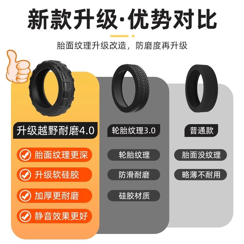 行李箱轮子橡胶套静音旅r行箱滚脚轮/万向轮