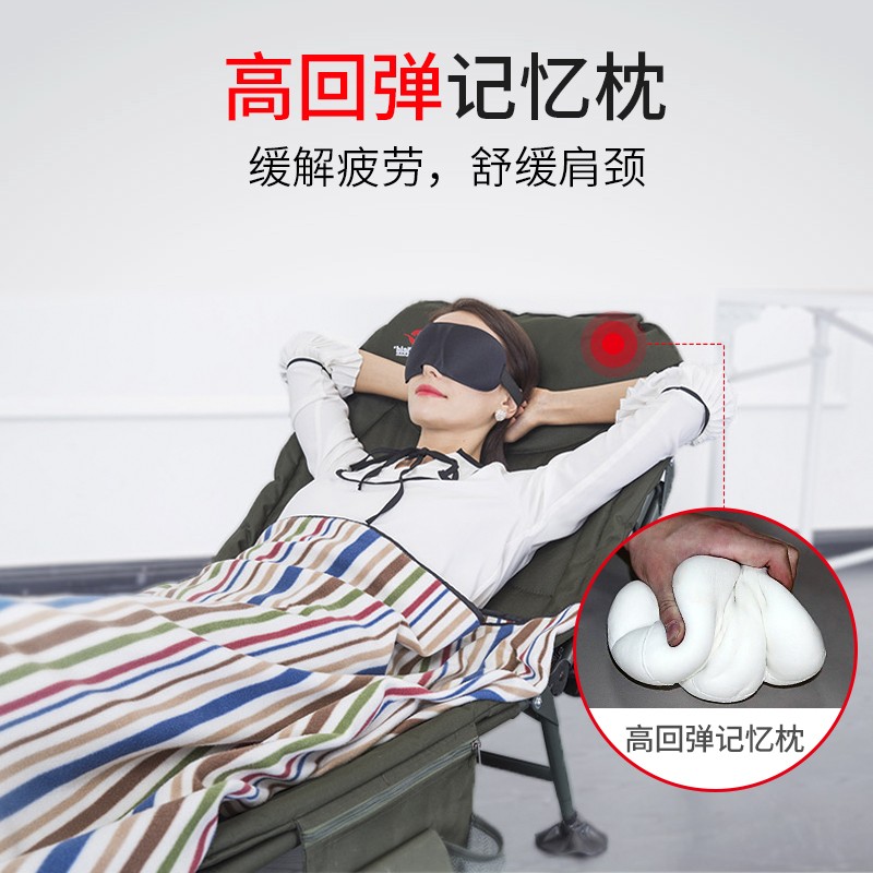 我飞折叠床单人床躺椅午休床办公室午睡折叠床Q单人简易便携行军