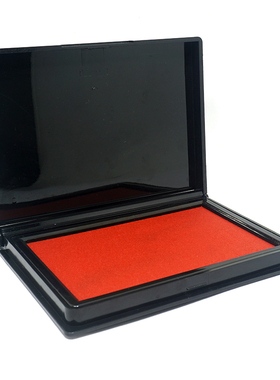 手工橡皮章印泥盒多种p颜色可选择红色蓝色黑色财务办公快干印台