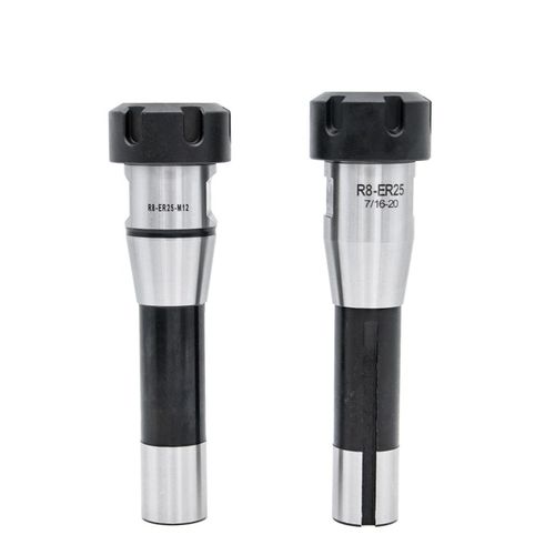 R8炮塔a铣床R8铣刀柄ER16ER20ER25ER32ER40R8筒夹刀柄螺纹M12M7/1