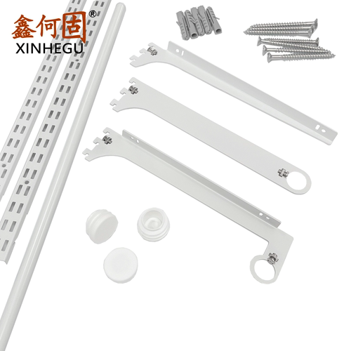 鑫何固定制金属衣柜可调节挂衣架