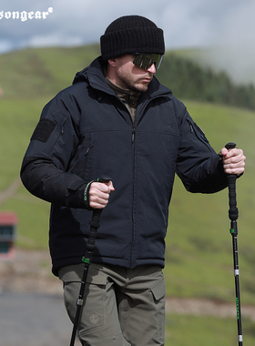 爱默生麝牛战术极寒棉服男户外耐磨保暖外套防风防泼水重磅3M棉衣